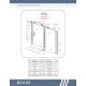 Bloc guide inférieur Myo chromé - pièce 16