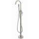 Kami IDBF035-BN – Brushed nickel freestanding bathtub faucet