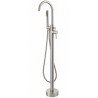 Kami, robinet de bain sur pied nickel brossé