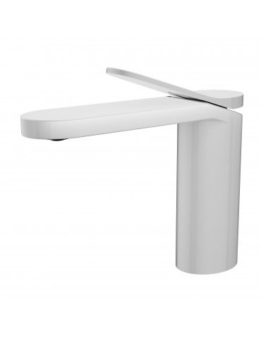 Miggue, white matt washbasin faucet