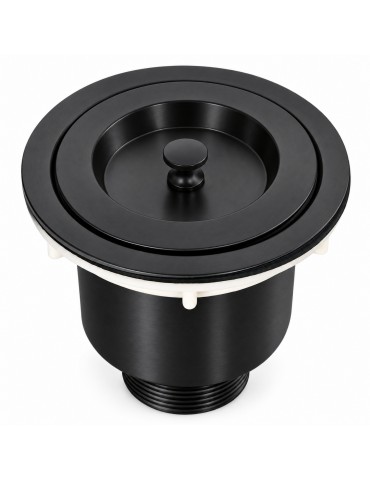 Crépine d’évier de cuisine noir mat 114-1-MB