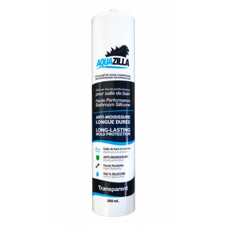 Aquazilla Silli-1 – Clear bathroom and kitchen silicone, 300 mL