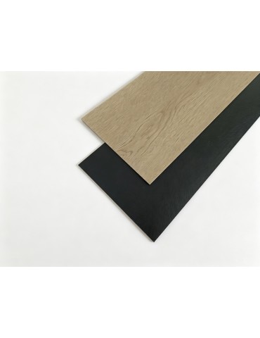 Plancher vinyle LVT à coller 7 x 48 po. couleur Bois Naturel Doré