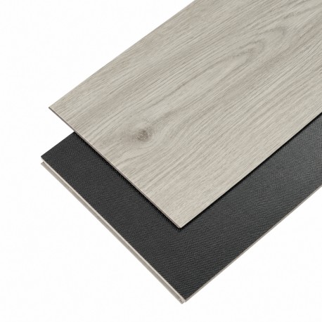 LVT Glue-Down Vinyl Flooring 7 x 48 in Wood Grey colour