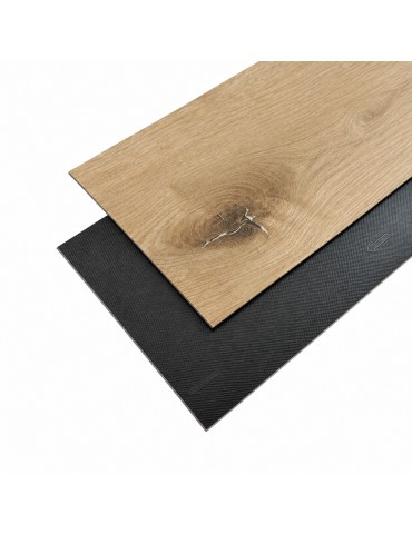 LVT Glue-Down Vinyl Flooring 7 x 48 in Wood Beige colour