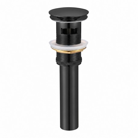 RIVIO WBD01-MB — Drain de lavabo noir mat